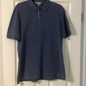 Burberry Deep Blue Polo Shirt
